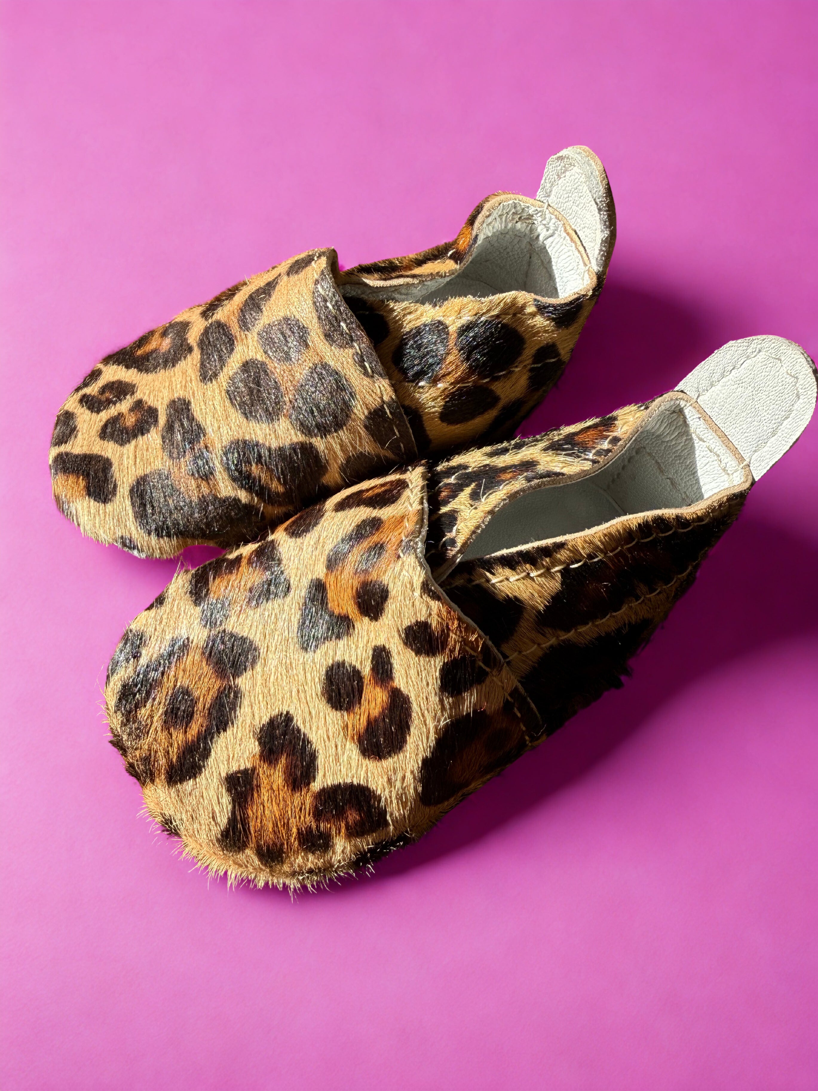 Minis babouches léopard