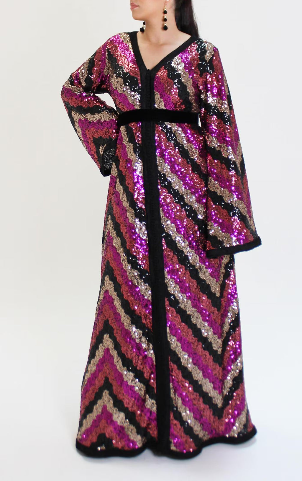 Caftan sequin