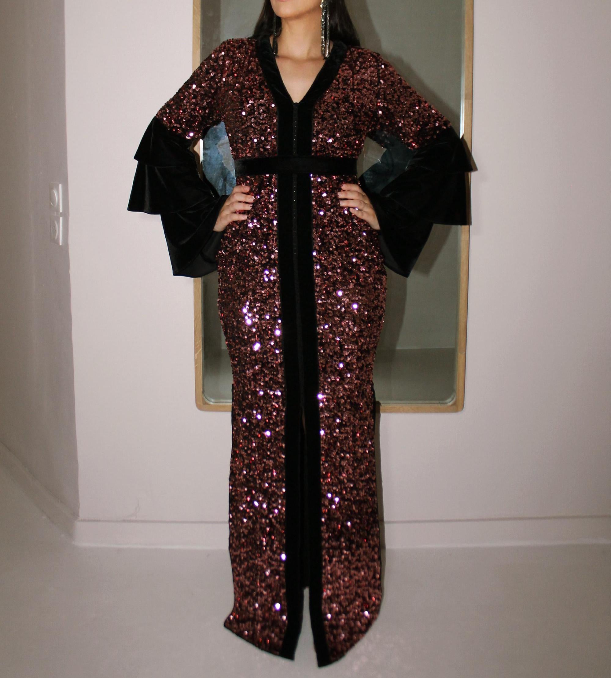 Caftan Sequin & Velours