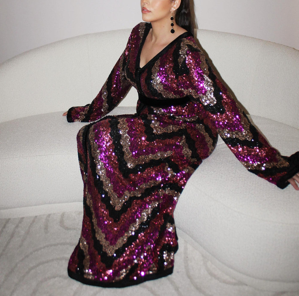Caftan sequin